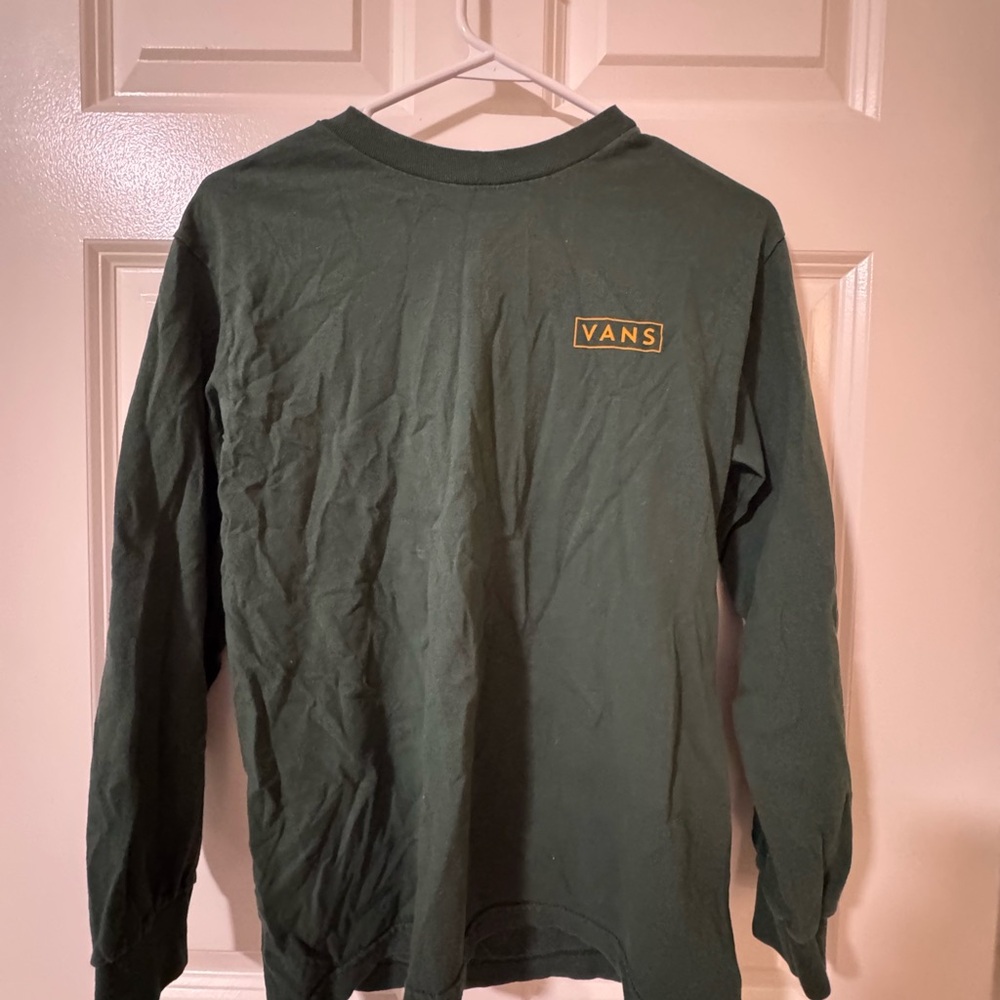 Vans Women’s  Forest Green Long Sleeve Tee